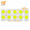 12V 5A 2 COB LED White color Hard strip light bulb Aluminum plate pack 0f 10 pcs